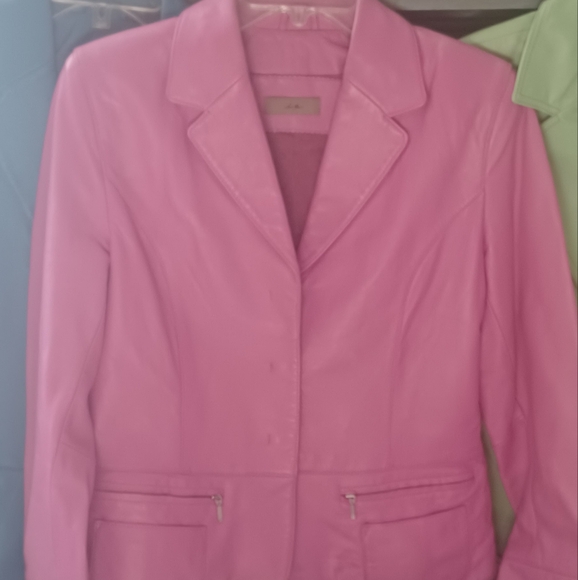Pink Leather jacket - Picture 2 of 2